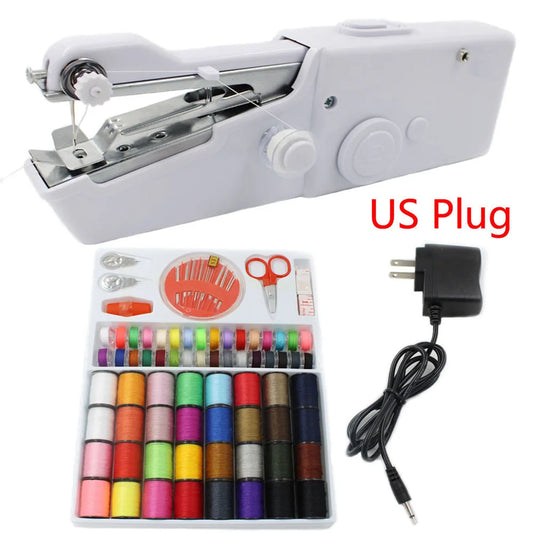 Effortlessly Sew Anywhere with Our Portable Mini Sewing Machine and Kit - Perfect for DIY and Quick Fixes!