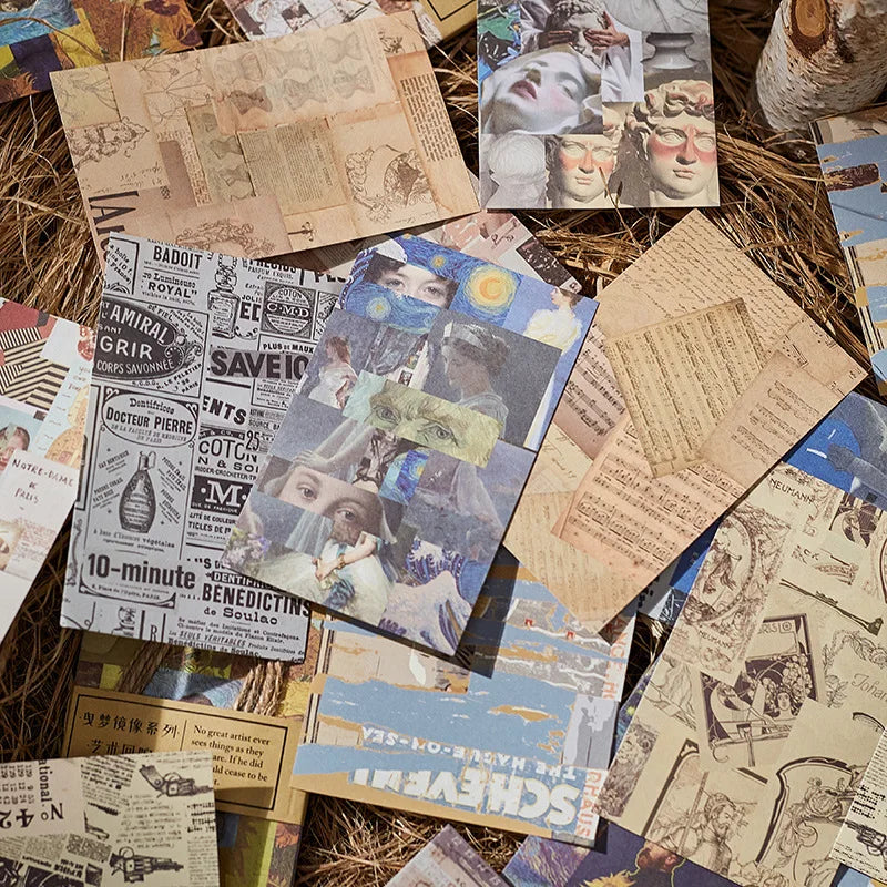 Transform Your Crafting with 50 Vintage Scrapbook Papers - Order Now!