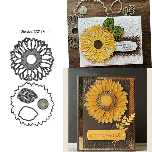 Sunflower Lace Metal Cutting Die