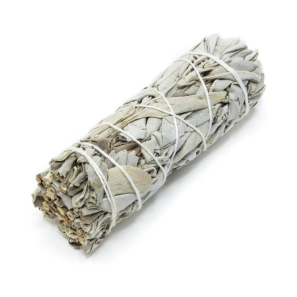 Experience Pure Indoor Purification: 10cm Natural White Sage Bundle Smudge Sticks