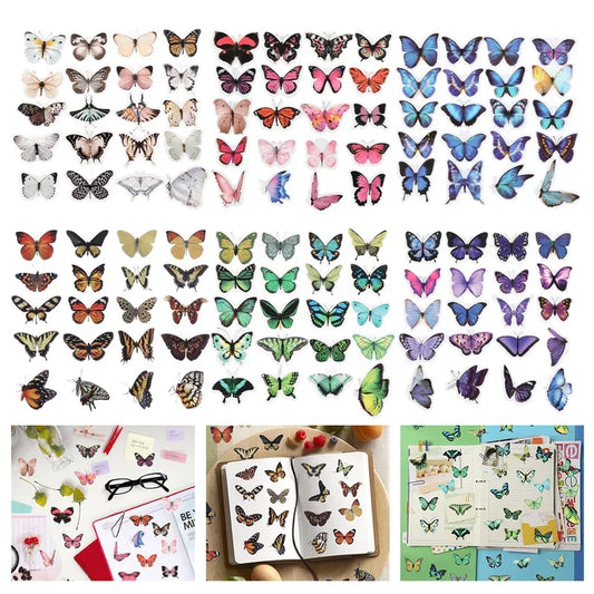 Elegant Butterfly Stickers Set